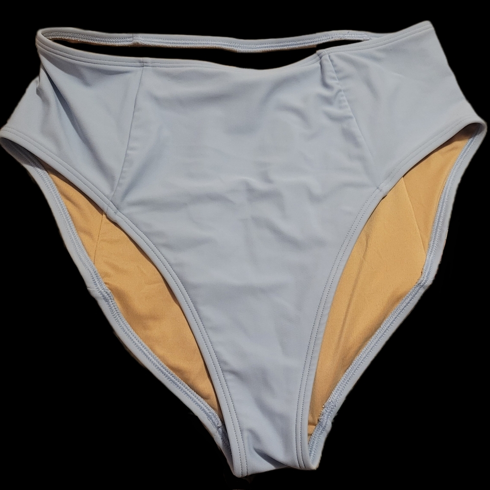 Old Navy Light Blue French-Cut Swim Bottoms